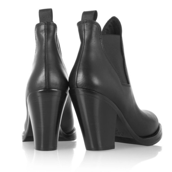 Acne Studios Star Leather Ankle Booties - Picture 8 of 17